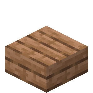 Dalle d’acajou Minecraft