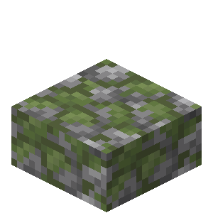 Dalle de pierres moussues Minecraft