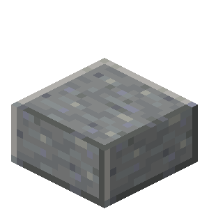 Dalle d’andésite polie Minecraft