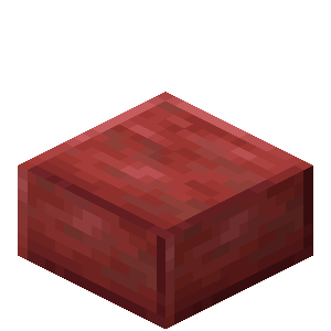Dalle de cinabre poli Minecraft