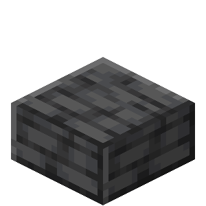Dalle d’ardoise des abîmes polie Minecraft