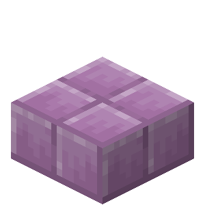 Dalle de purpur Minecraft