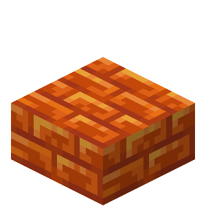 Dalle de briques de résine Minecraft