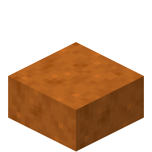 Dalle de grès rouge lisse Minecraft
