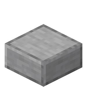 Dalle de pierre lisse Minecraft