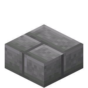 Dalle de pierre taillée Minecraft