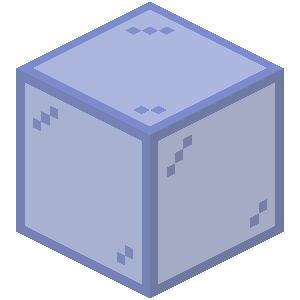 Verre bleu Minecraft