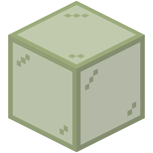 Verre vert Minecraft
