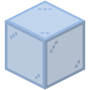 Verre bleu clair Minecraft