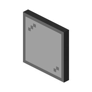 Vitre noire Minecraft