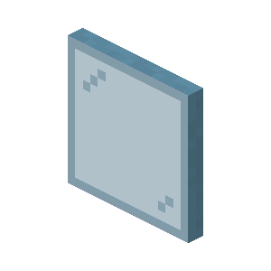 Vitre cyan Minecraft