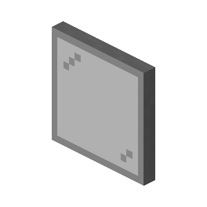 Vitre grise Minecraft