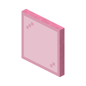 Vitre rose Minecraft