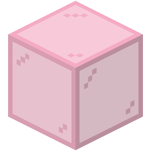Verre rose Minecraft