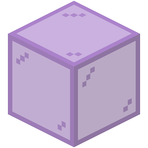 Verre violet Minecraft