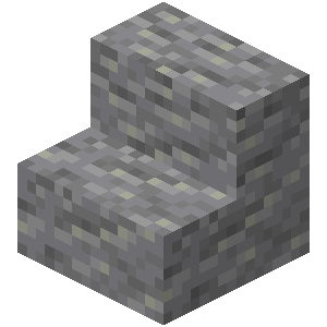 Escalier en andésite Minecraft