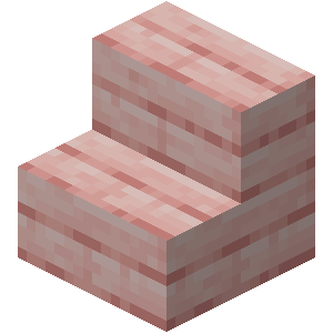 Escalier en cerisier Minecraft