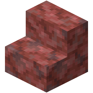 Escalier en cinabre Minecraft
