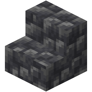 Escalier en pierres des abîmes Minecraft