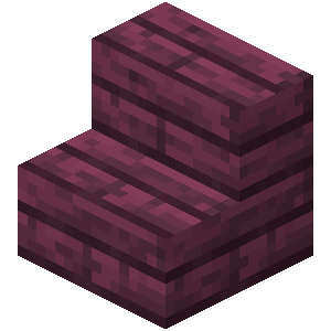 Escalier carmin Minecraft