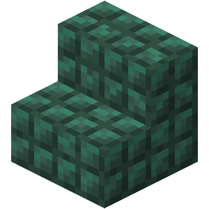 Escalier en prismarine sombre Minecraft