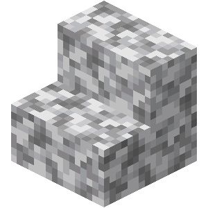 Escalier en diorite Minecraft