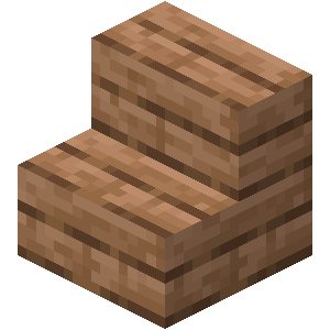 Escalier en acajou Minecraft