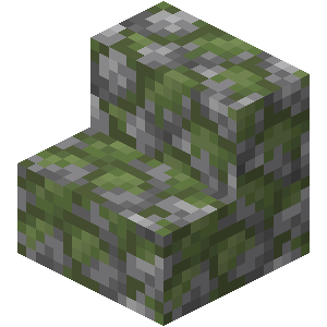 Escalier en pierres moussues Minecraft