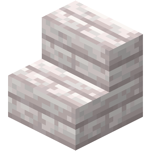Escalier en chêne pâle Minecraft