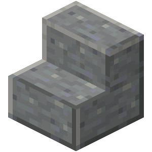 Escalier en andésite polie Minecraft