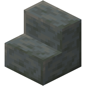 Escalier en tuf poli Minecraft