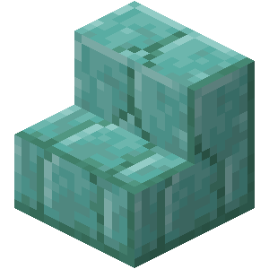 Escalier en briques de prismarine Minecraft