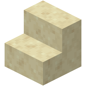 Escalier en grès lisse Minecraft
