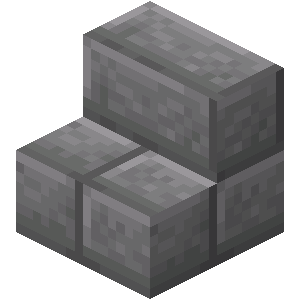 Escalier en pierre taillée Minecraft