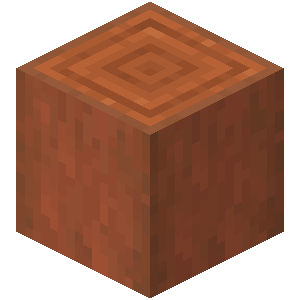 Bûche d’acacia écorcée Minecraft