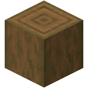 Bûche de sapin écorcée Minecraft