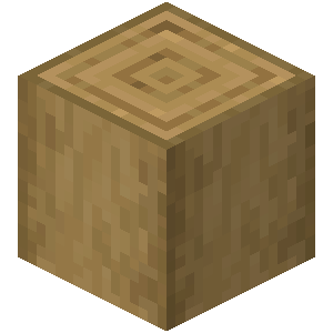Bûche écorcée Minecraft