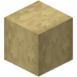 Bois de bouleau écorcé Minecraft