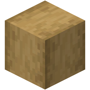 Bois de chêne écorcé Minecraft