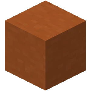 Terre cuite orange Minecraft