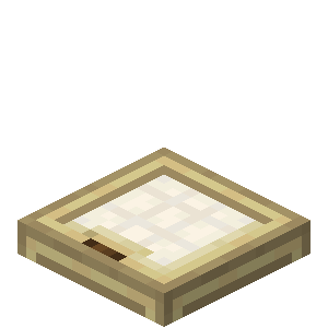 Trappe en bouleau Minecraft