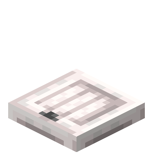 Trappe en chêne pâle Minecraft
