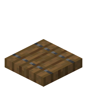 Trappe en sapin Minecraft
