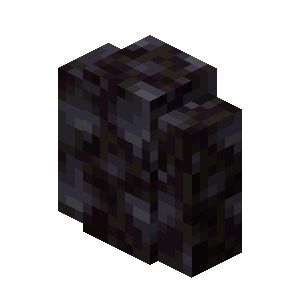 Muret de roche noire Minecraft