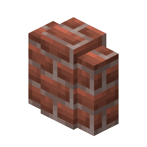 Muret de briques Minecraft