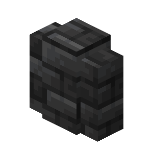 Muret d’ardoise des abîmes carrelée Minecraft