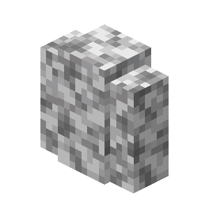 Muret de diorite Minecraft