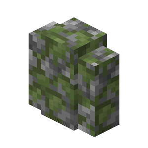 Muret de pierres moussues Minecraft