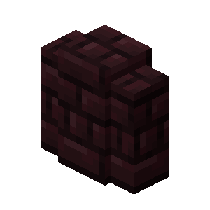 Muret de briques du Nether Minecraft