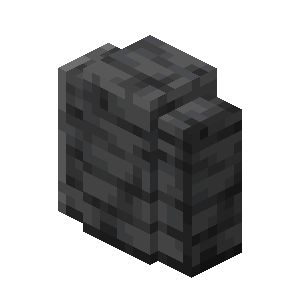 Muret d’ardoise des abîmes polie Minecraft